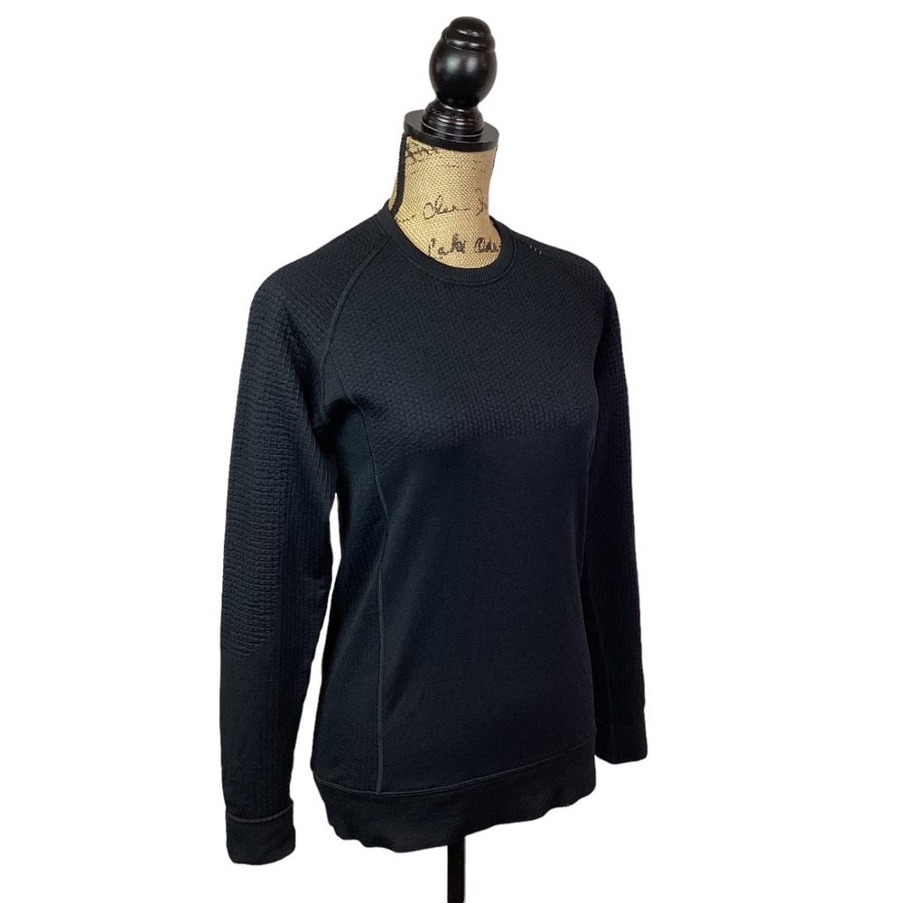 Lululemon Engineered Warmth Sweater Long Sleeve Crew Black XS